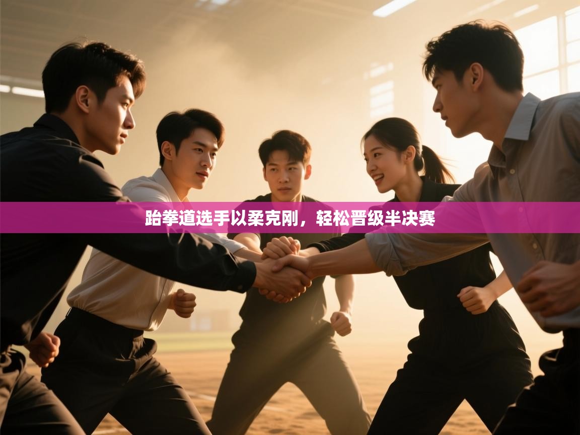跆拳道选手以柔克刚，轻松晋级半决赛  第2张
